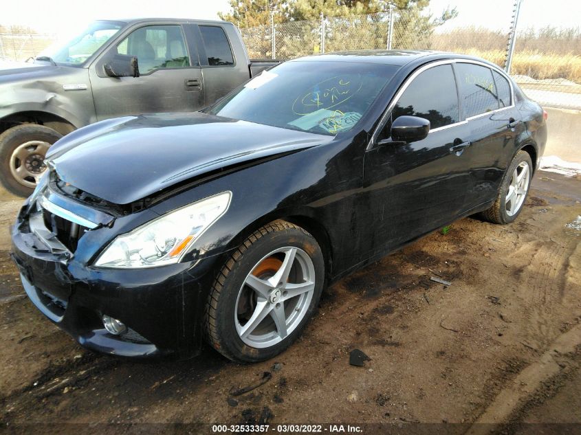 2013 INFINITI G37 SEDAN X JN1CV6AR9DM764865
