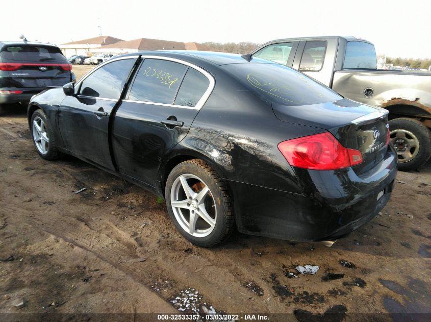2013 INFINITI G37 SEDAN X JN1CV6AR9DM764865