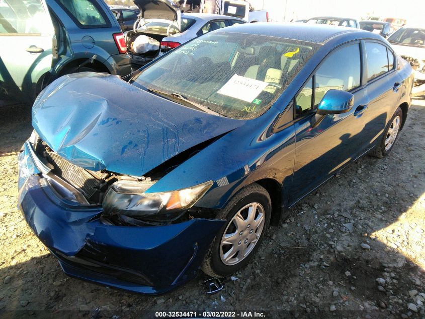 2013 HONDA CIVIC SDN LX 2HGFB2F52DH560978