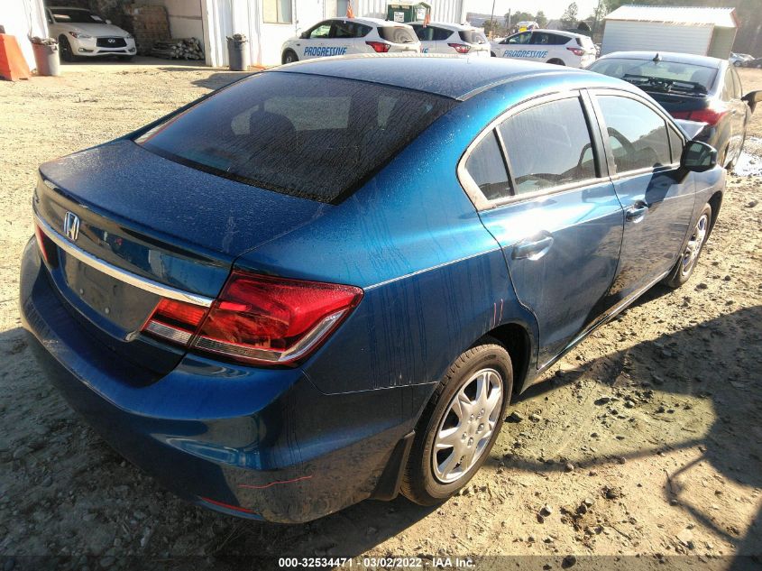 2013 HONDA CIVIC SDN LX 2HGFB2F52DH560978