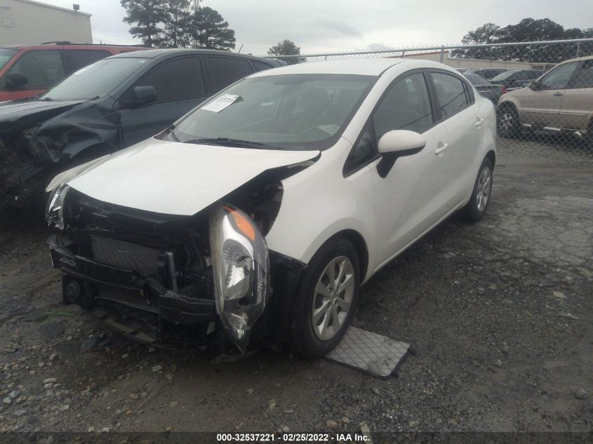 2014 KIA RIO LX KNADM4A34E6396487