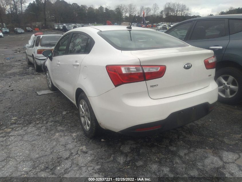 2014 KIA RIO LX KNADM4A34E6396487