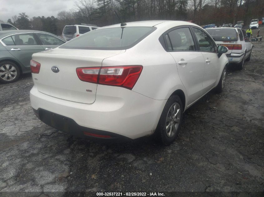 2014 KIA RIO LX KNADM4A34E6396487