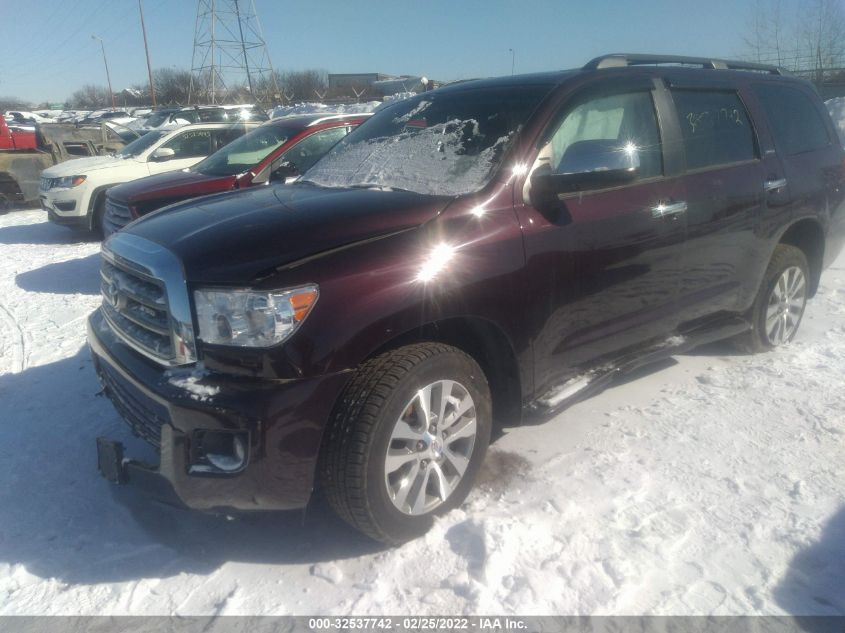 2017 TOYOTA SEQUOIA LIMITED 5TDJW5G11HS150688