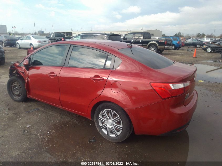 2013 KIA RIO LX KNADM4A3XD6108471