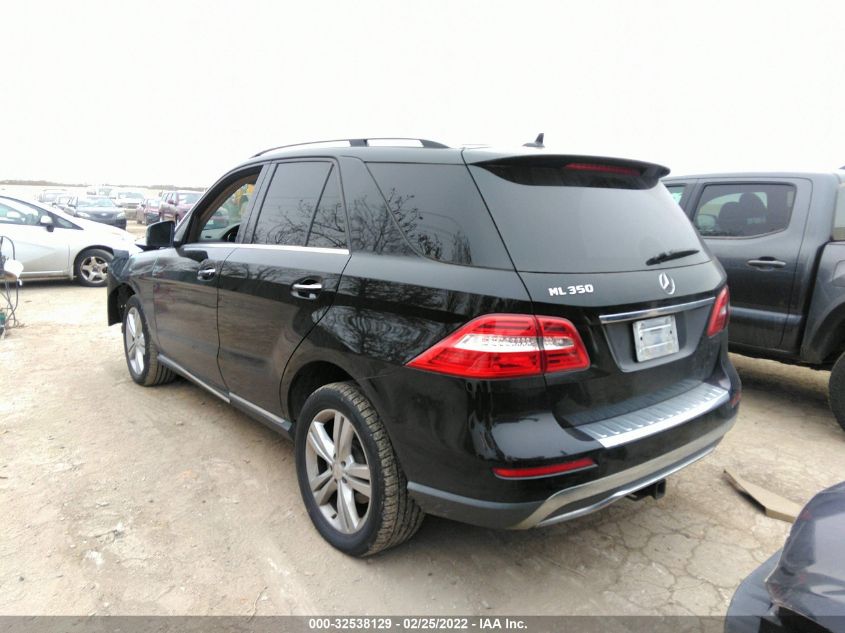 2013 MERCEDES-BENZ M-CLASS ML 350 4JGDA5JB9DA259139