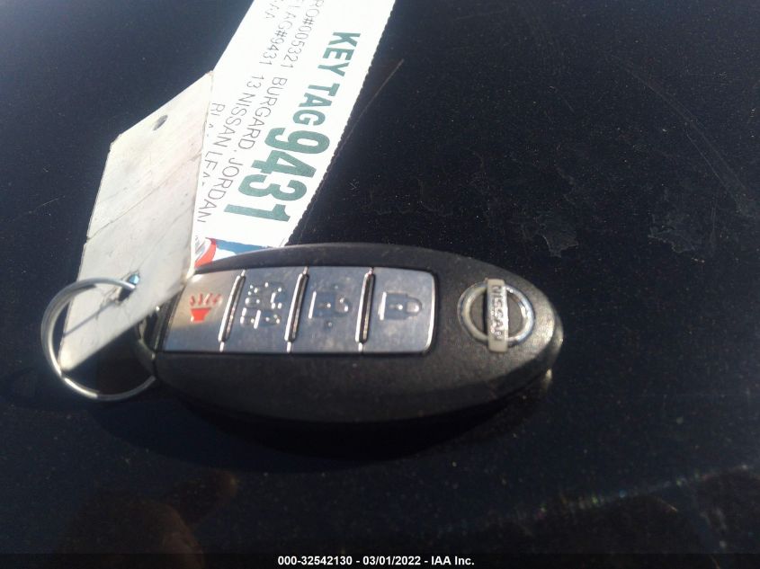 2013 NISSAN LEAF SV 1N4AZ0CP3DC408991