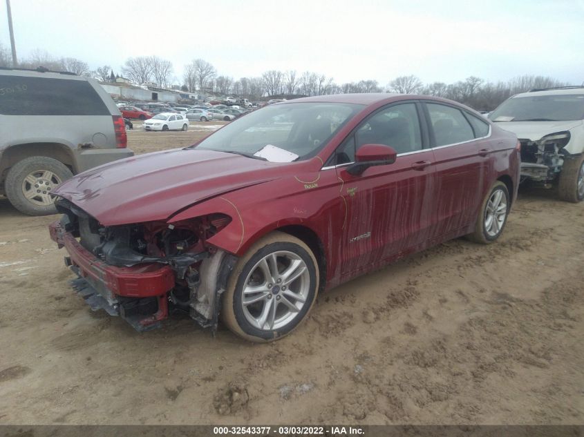 2018 FORD FUSION HYBRID SE 3FA6P0LU4JR209026