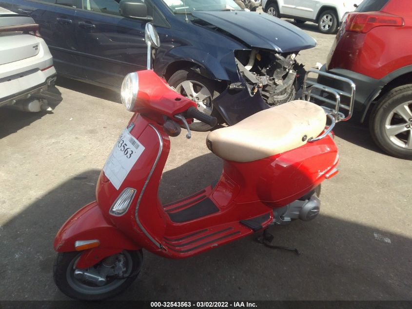 2009 VESPA LX 150 ZAPM448FX95017697