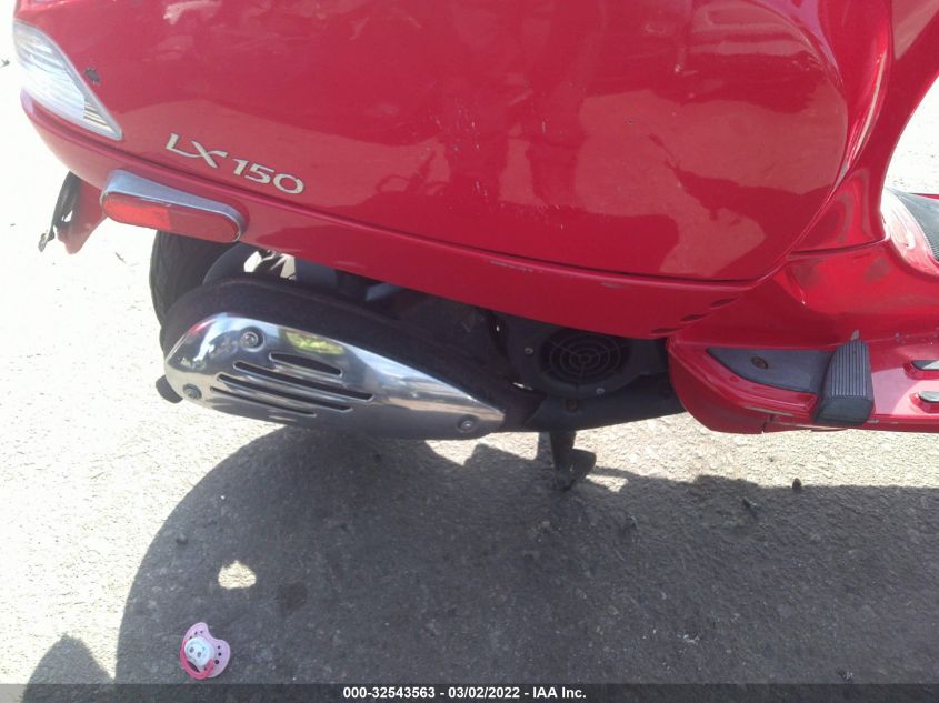 2009 VESPA LX 150 ZAPM448FX95017697