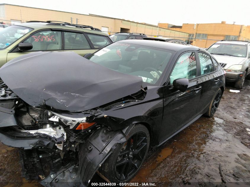 2022 HONDA CIVIC HATCHBACK SPORT 19XFL2H89NE006529