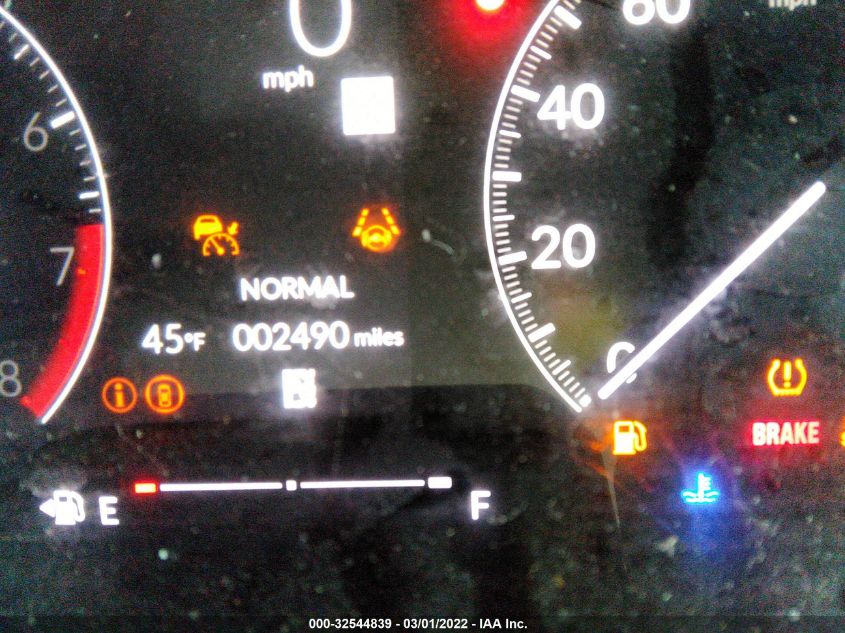 2022 HONDA CIVIC HATCHBACK SPORT 19XFL2H89NE006529