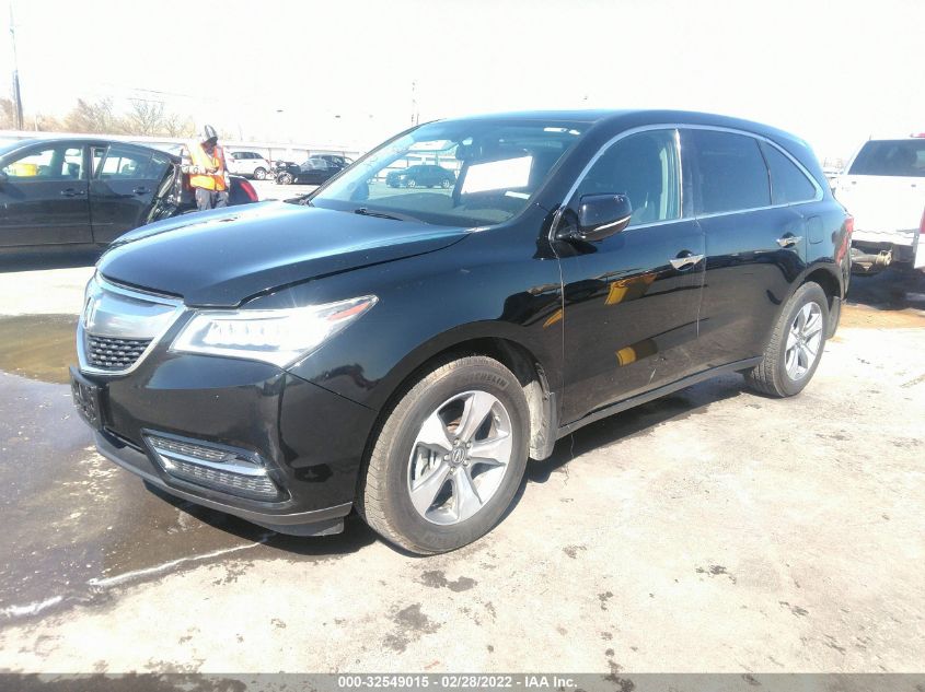 2015 ACURA MDX 5FRYD3H24FB004687