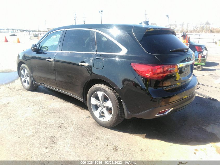 2015 ACURA MDX 5FRYD3H24FB004687