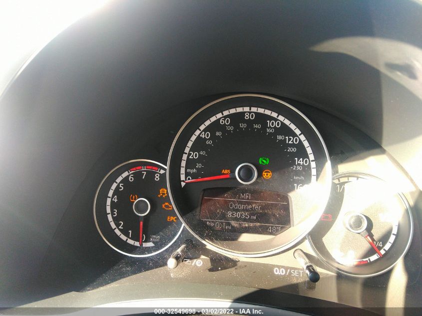 2014 VOLKSWAGEN BEETLE CONVERTIBLE 1.8T W/SOUND/NAV 3VW517AT7EM816094