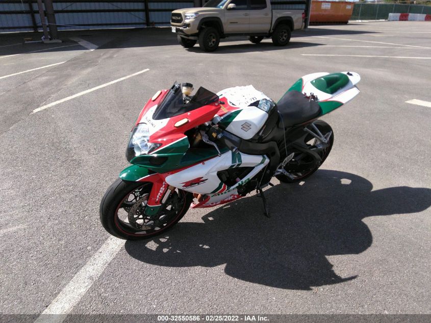 2007 SUZUKI GSX-R600 JS1GN7DA972103292