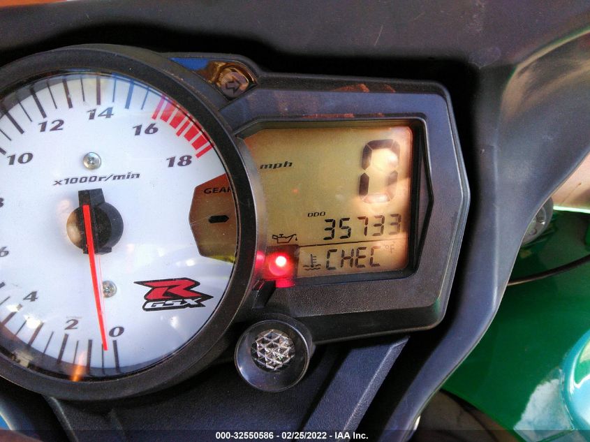 2007 SUZUKI GSX-R600 JS1GN7DA972103292