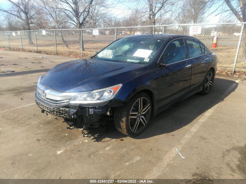 2017 HONDA ACCORD SEDAN SPORT 1HGCR2F59HA201131
