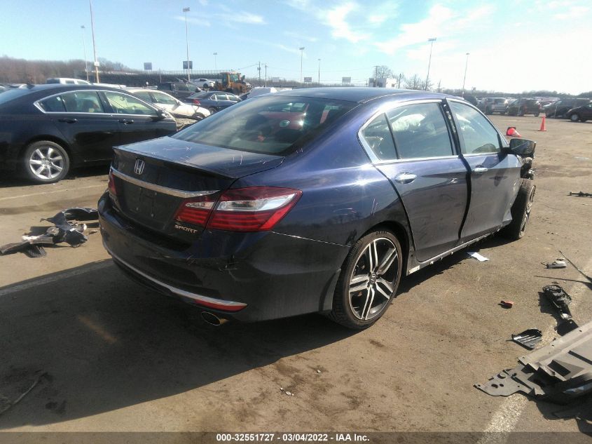 2017 HONDA ACCORD SEDAN SPORT 1HGCR2F59HA201131