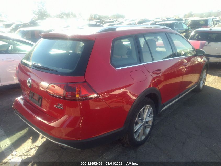 2017 VOLKSWAGEN GOLF ALLTRACK S/SE/SEL 3VWH17AU8HM526876