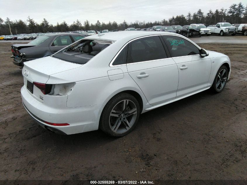 2018 AUDI A4 PREMIUM PLUS WAUENAF4XJA032079