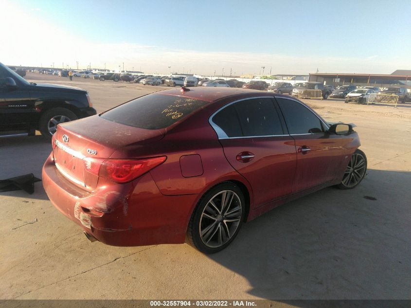2014 INFINITI Q50 PREMIUM JN1BV7AP7EM678584