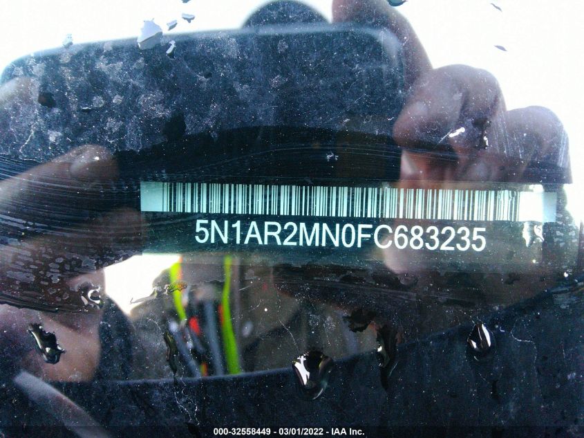 2015 NISSAN PATHFINDER SV 5N1AR2MN0FC683235