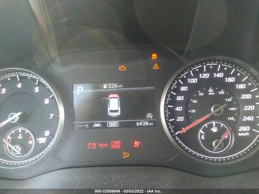 2022 HYUNDAI SANTA FE PREFERRED 5NMS3DAJ6NH381312
