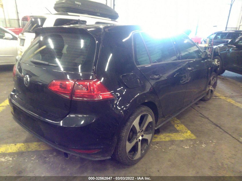 2016 VOLKSWAGEN GOLF GTI AUTOBAHN W 3VW447AUXGM059805
