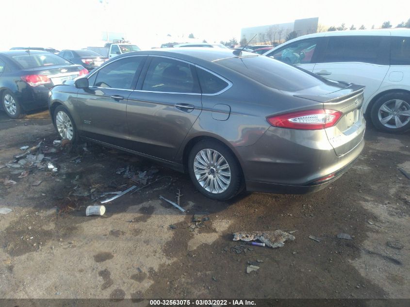 2013 FORD FUSION ENERGI TITANIUM 3FA6P0SU8DR382053