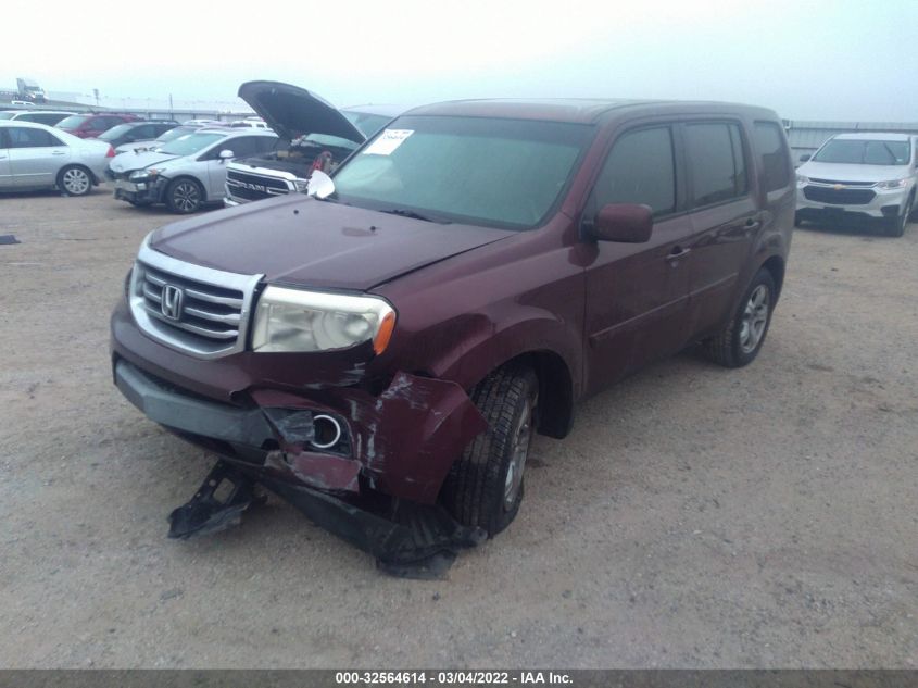 2013 HONDA PILOT EX-L 5FNYF4H74DB053690