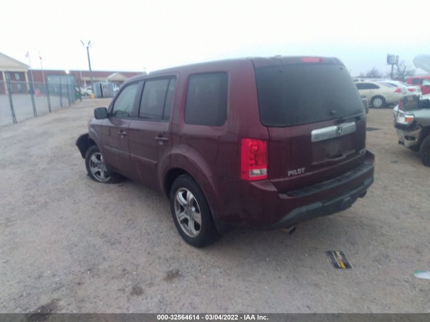 2013 HONDA PILOT EX-L 5FNYF4H74DB053690