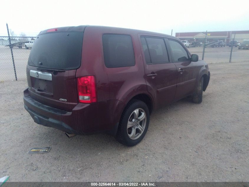 2013 HONDA PILOT EX-L 5FNYF4H74DB053690