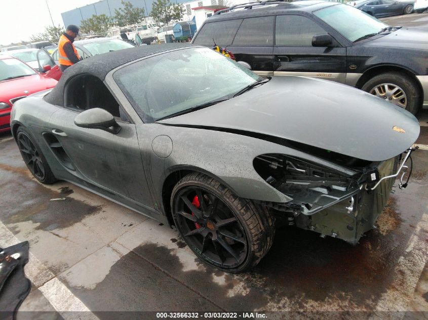 2021 PORSCHE 718 BOXSTER, VIN: WP0CD2A82MS232174