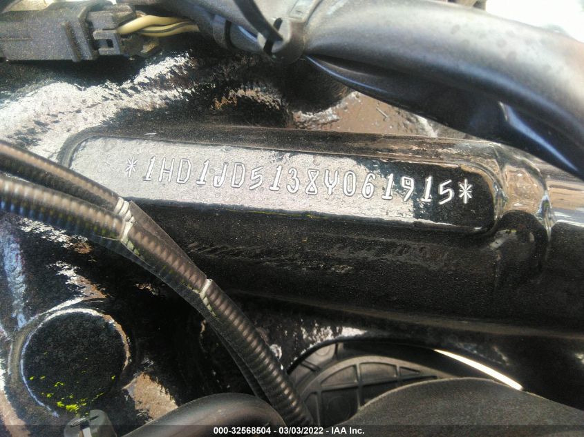 2008 HARLEY-DAVIDSON FLSTN 1HD1JD5138Y061915