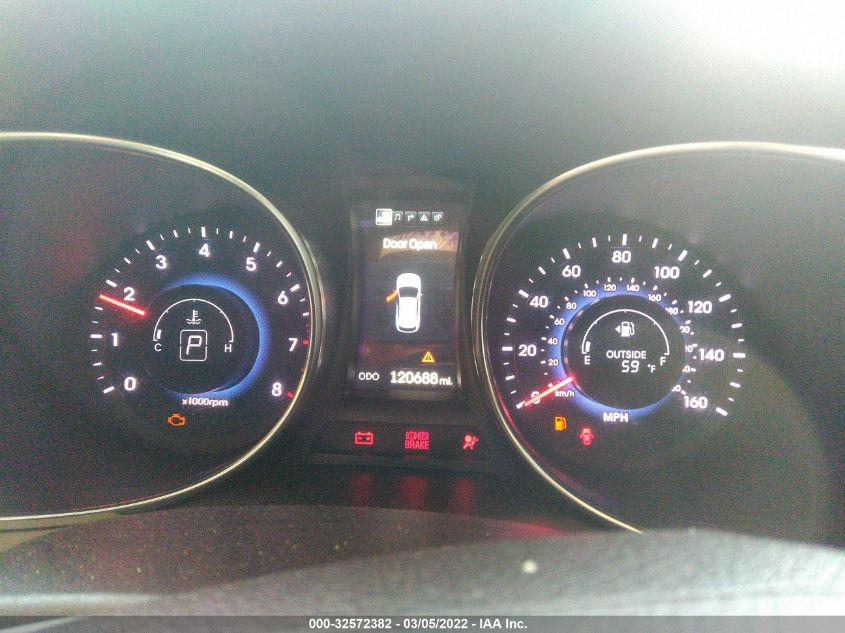 2015 HYUNDAI SANTA FE GLS KM8SR4HF7FU109437