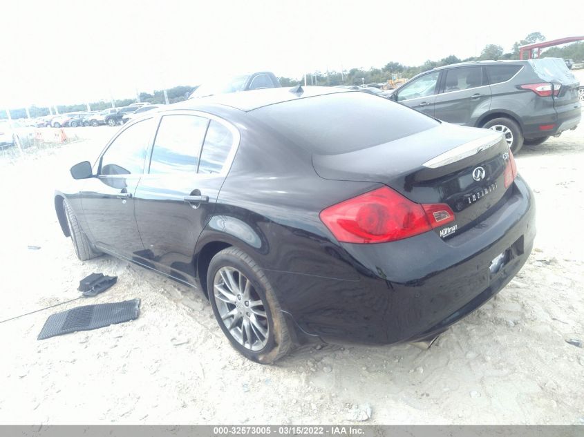 2013 INFINITI G37 SEDAN X JN1CV6AR5DM757041