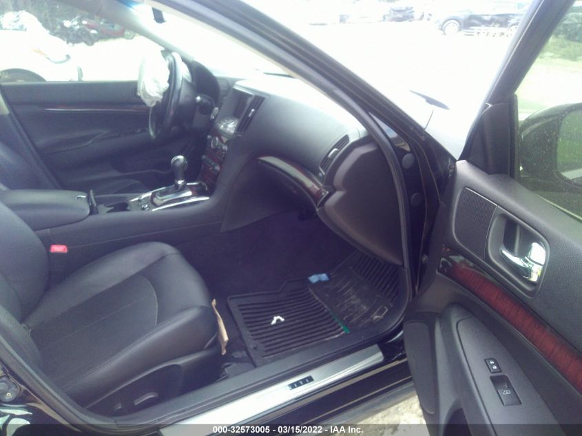 2013 INFINITI G37 SEDAN X JN1CV6AR5DM757041