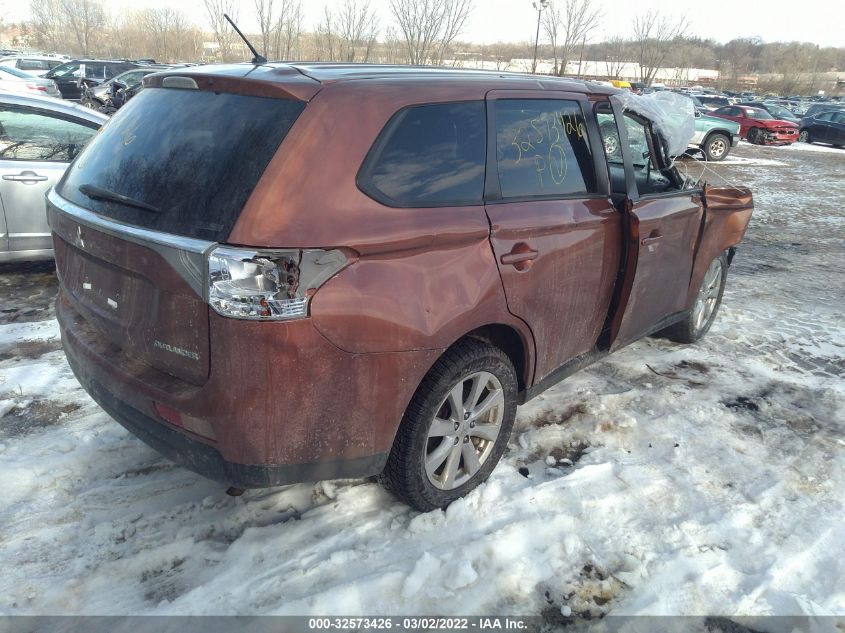 2014 MITSUBISHI OUTLANDER SE JA4AZ3A35EZ008015
