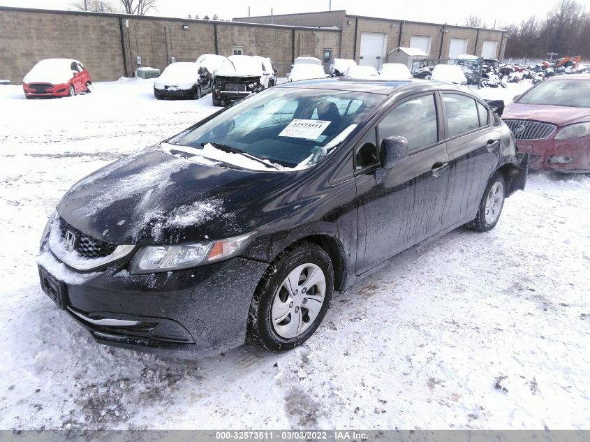 2013 HONDA CIVIC SDN LX 2HGFB2F57DH592762