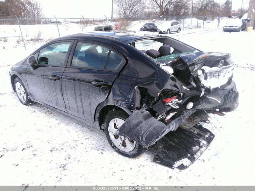 2013 HONDA CIVIC SDN LX 2HGFB2F57DH592762