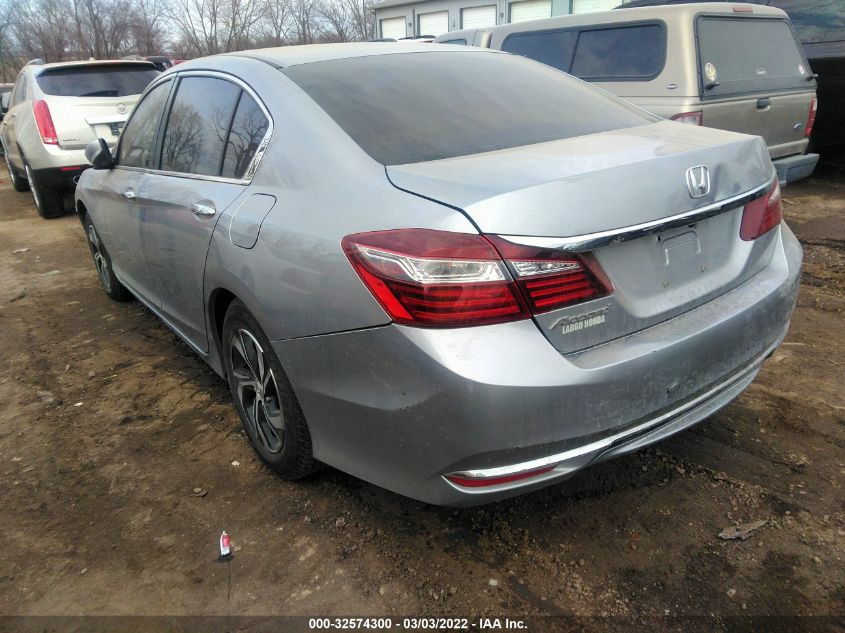 2017 HONDA ACCORD SEDAN LX 1HGCR2F39HA293243