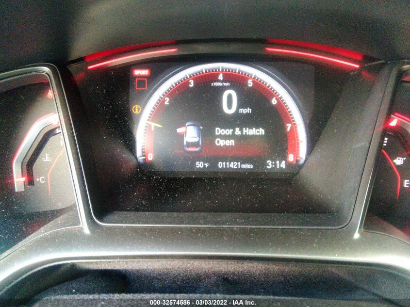 2020 HONDA CIVIC TYPE R TOURING SHHFK8G70LU200922