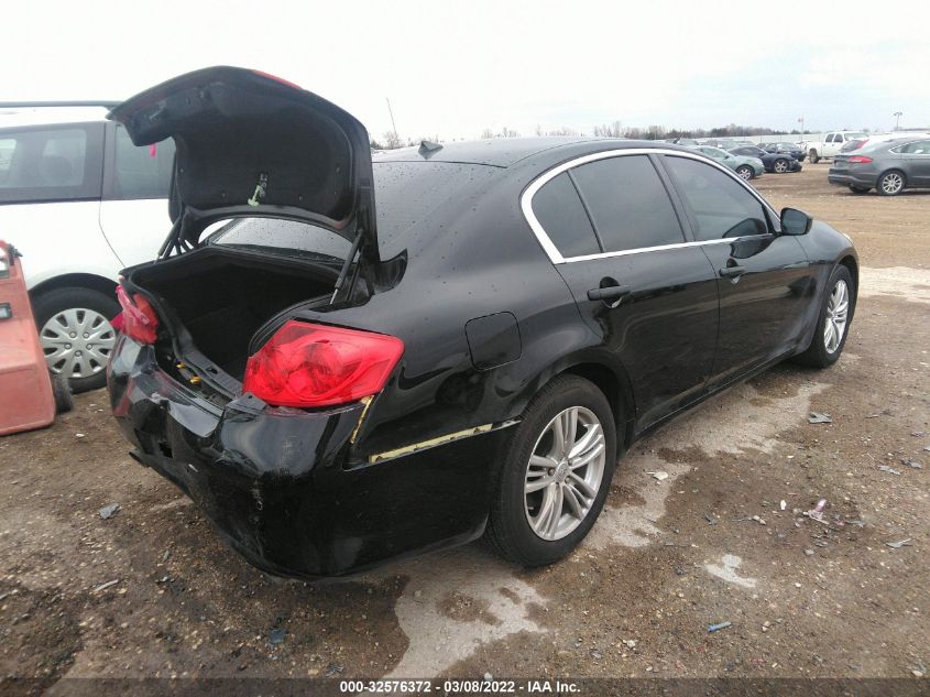2013 INFINITI G37 SEDAN X JN1CV6AR5DM750509