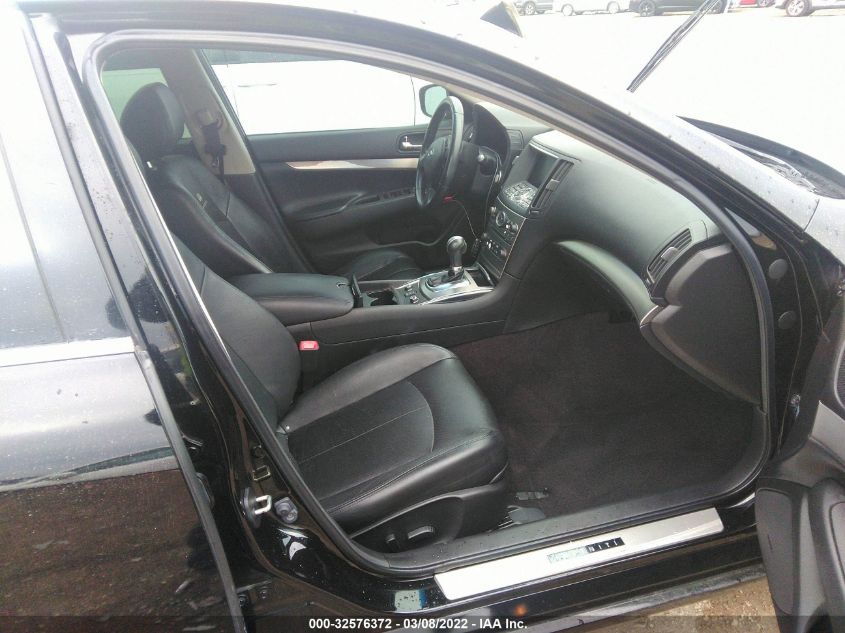 2013 INFINITI G37 SEDAN X JN1CV6AR5DM750509