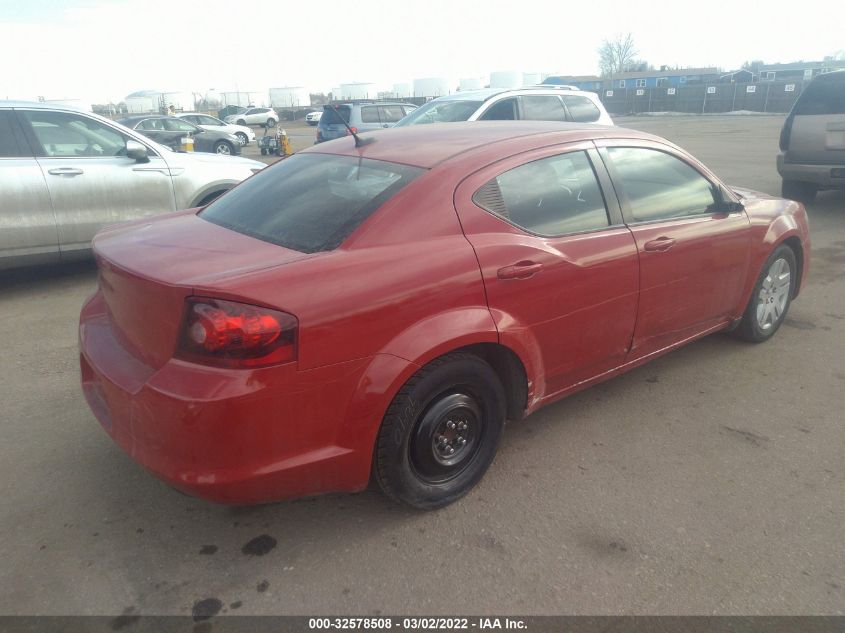 2014 DODGE AVENGER SE 1C3CDZAB1EN147528