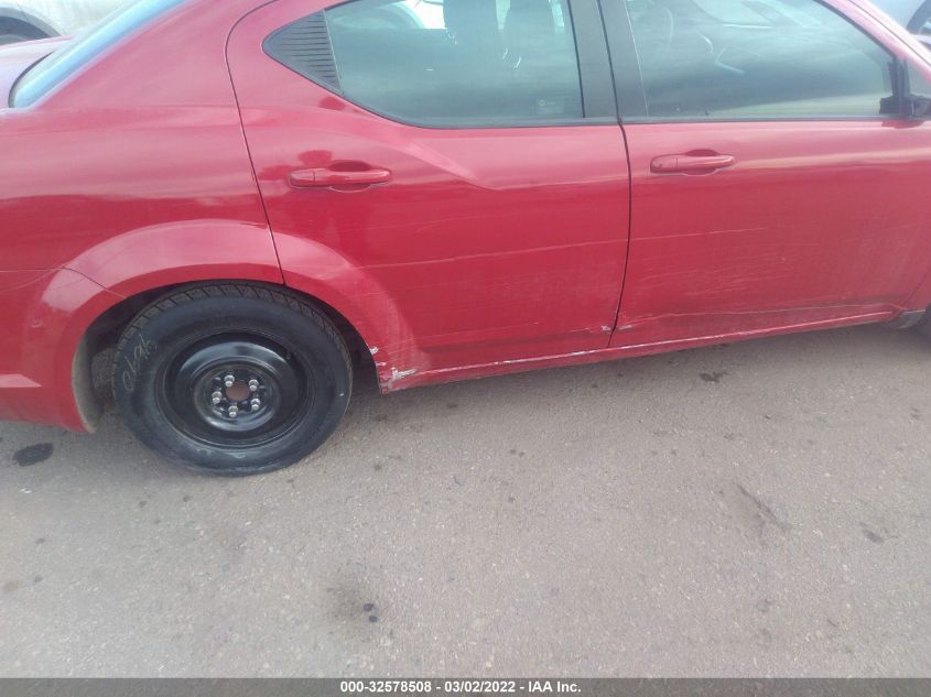 2014 DODGE AVENGER SE 1C3CDZAB1EN147528
