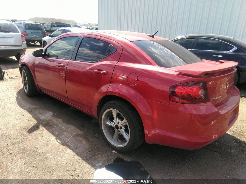 2013 DODGE AVENGER SE 1C3CDZAB4DN582624