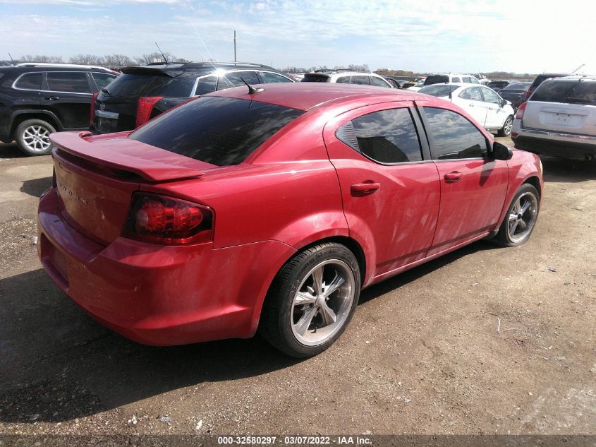 2013 DODGE AVENGER SE 1C3CDZAB4DN582624
