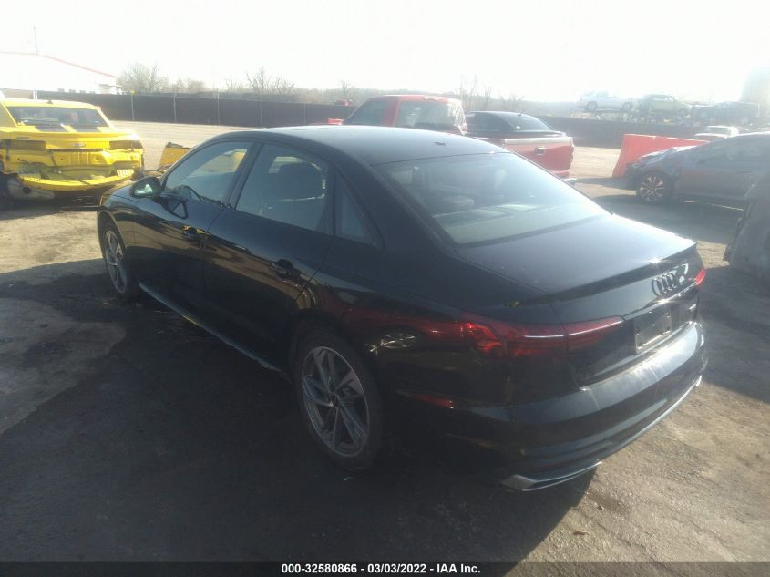 2021 AUDI A4 SEDAN S LINE PREMIUM PLUS WAUEAAF42MA086444